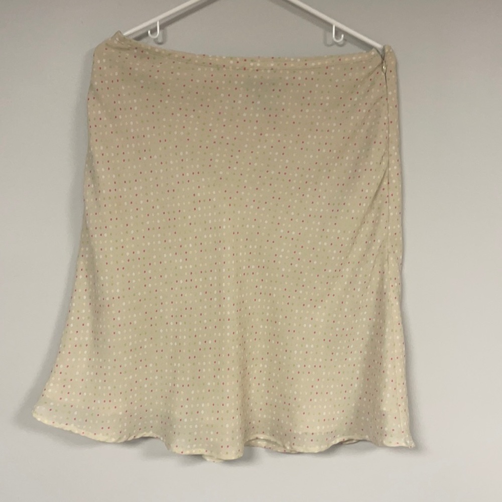 Women's Geoffrey Beene Sport Light & Airy A-Line Skirt, 10, fully lined, tan